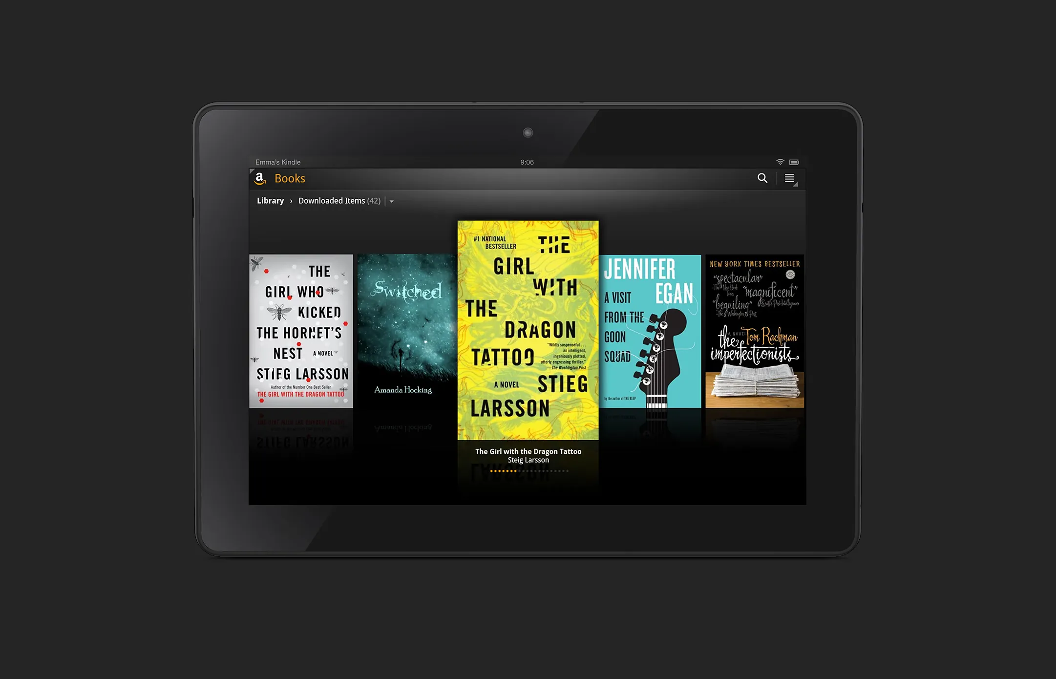 Principal UX Designer on the original Amazon Fire Tablet.