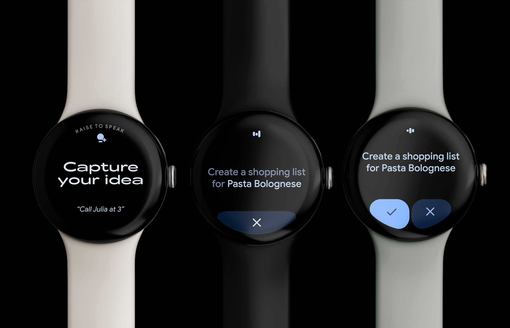Freelance UX for next-gen AI features on Pixel Watch.